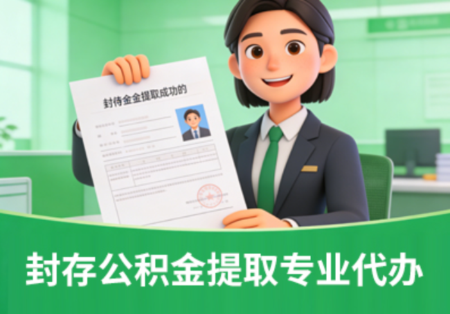 延安封存公积金代办提取